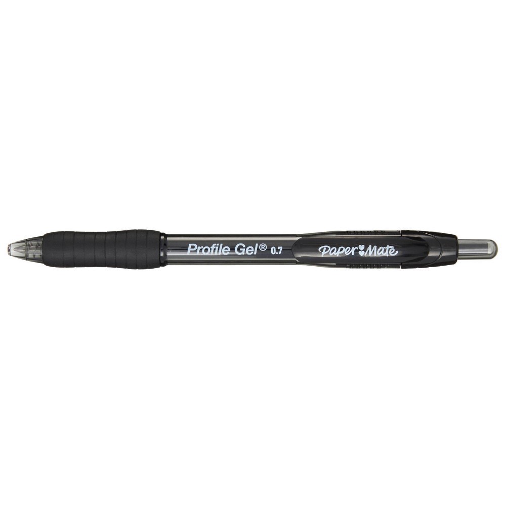 slide 7 of 8, Paper Mate Profile 8pk Gel Pens 0.7mm Medium Tip Black, 8 ct