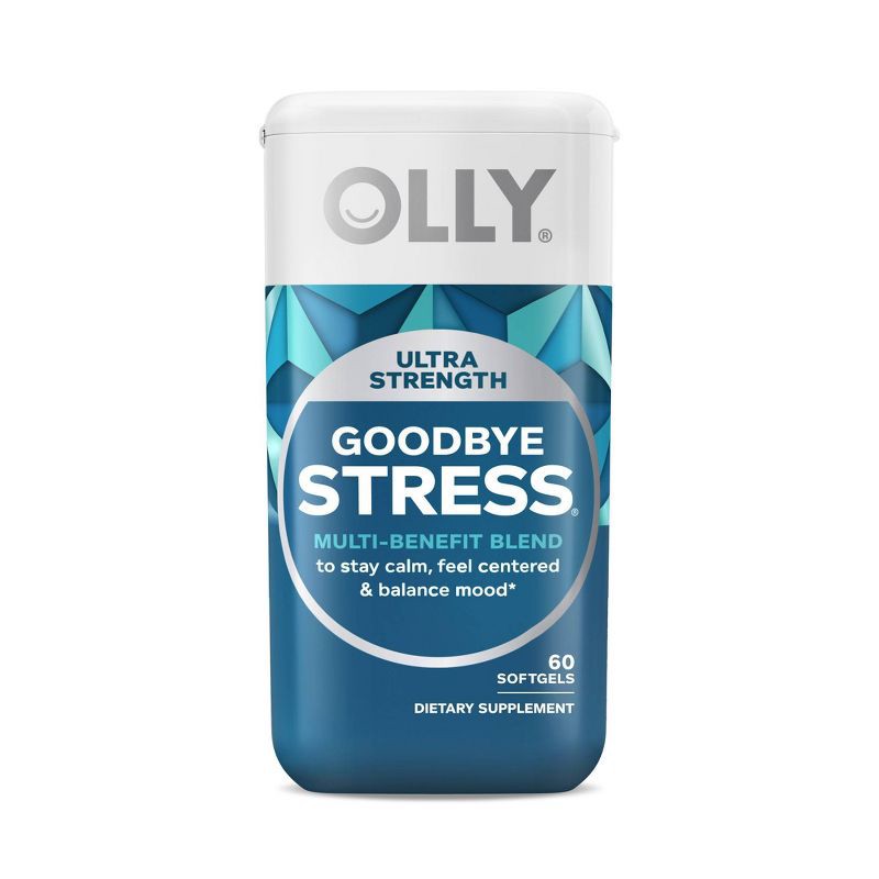 slide 1 of 1, OLLY Ultra Strength Goodbye Stress Relief Softgels Supplement - 60ct, 60 ct