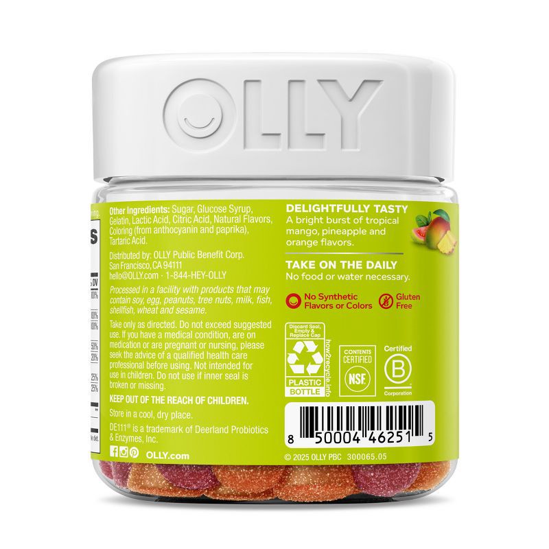 slide 8 of 11, OLLY Adult Multivitamin + Probiotic Supplement Gummies - 70ct, 70 ct