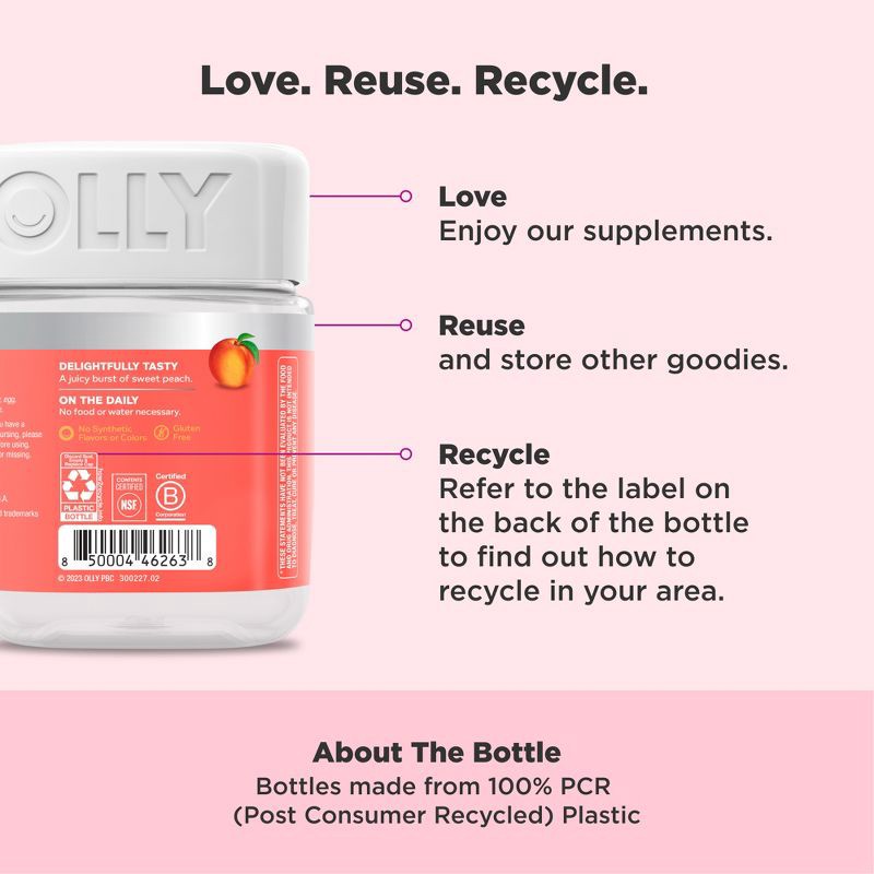 slide 6 of 7, OLLY Collagen Rings Supplement Gummies for Skin Resilience - 30ct, 30 ct