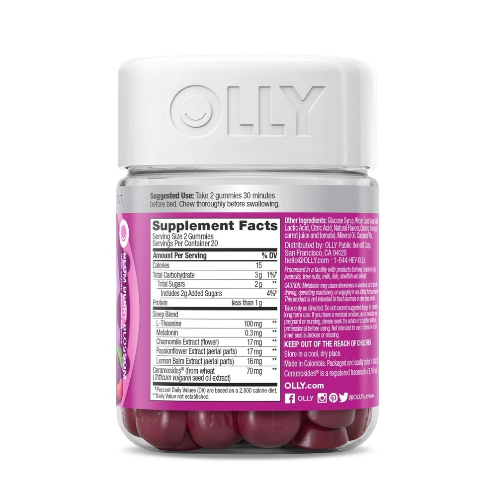 slide 4 of 5, OLLY Bedtime Beauty Gummy Supplement, 40 ct