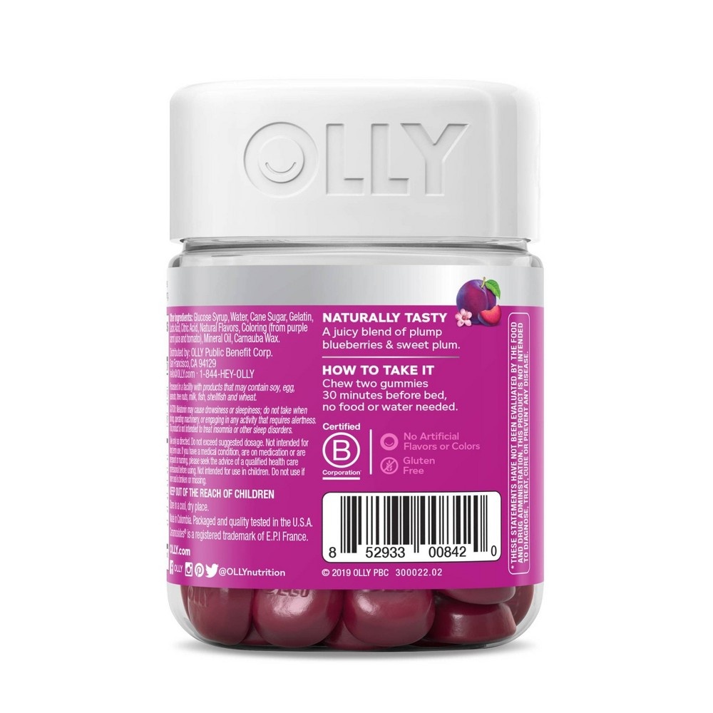 slide 2 of 5, OLLY Bedtime Beauty Gummy Supplement, 40 ct