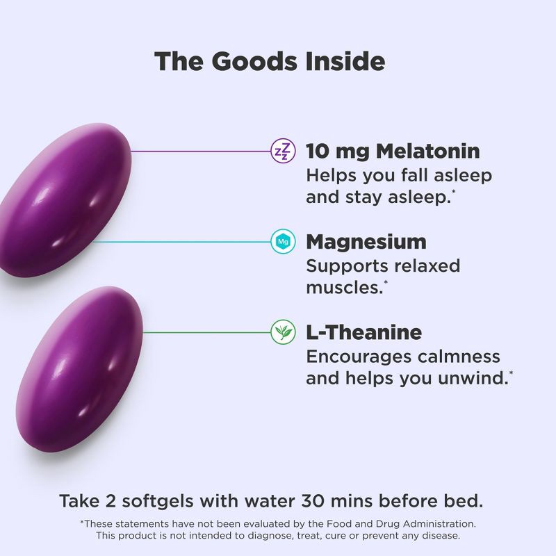 slide 3 of 9, OLLY Ultra Strength Sleep Aid Softgels - 60ct, 60 ct