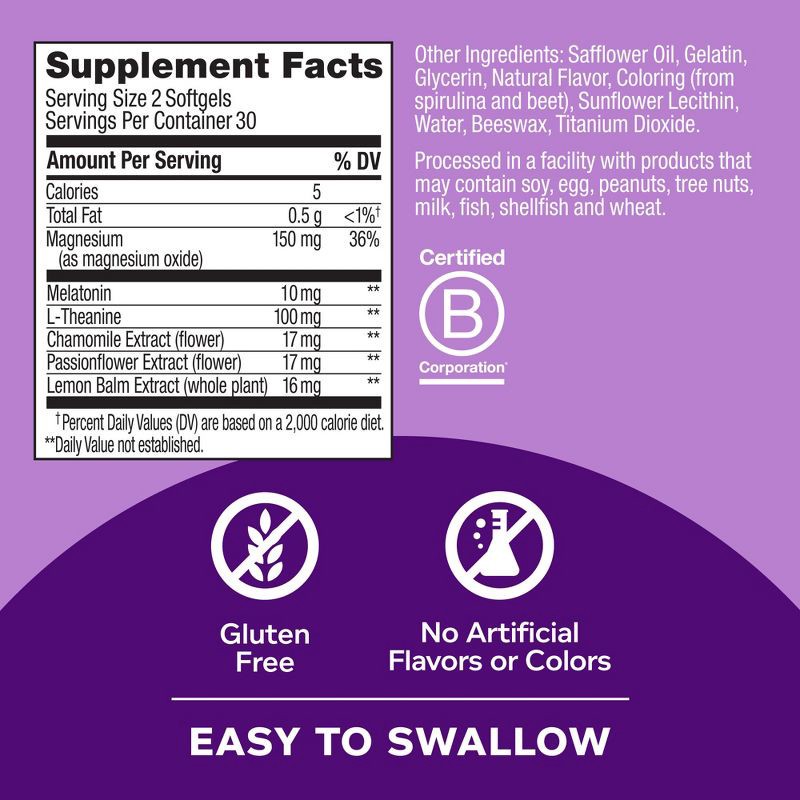 slide 4 of 7, OLLY Ultra Strength Sleep Aid Softgels - 60ct, 60 ct