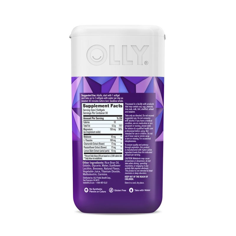 slide 7 of 9, OLLY Ultra Strength Sleep Aid Softgels - 60ct, 60 ct