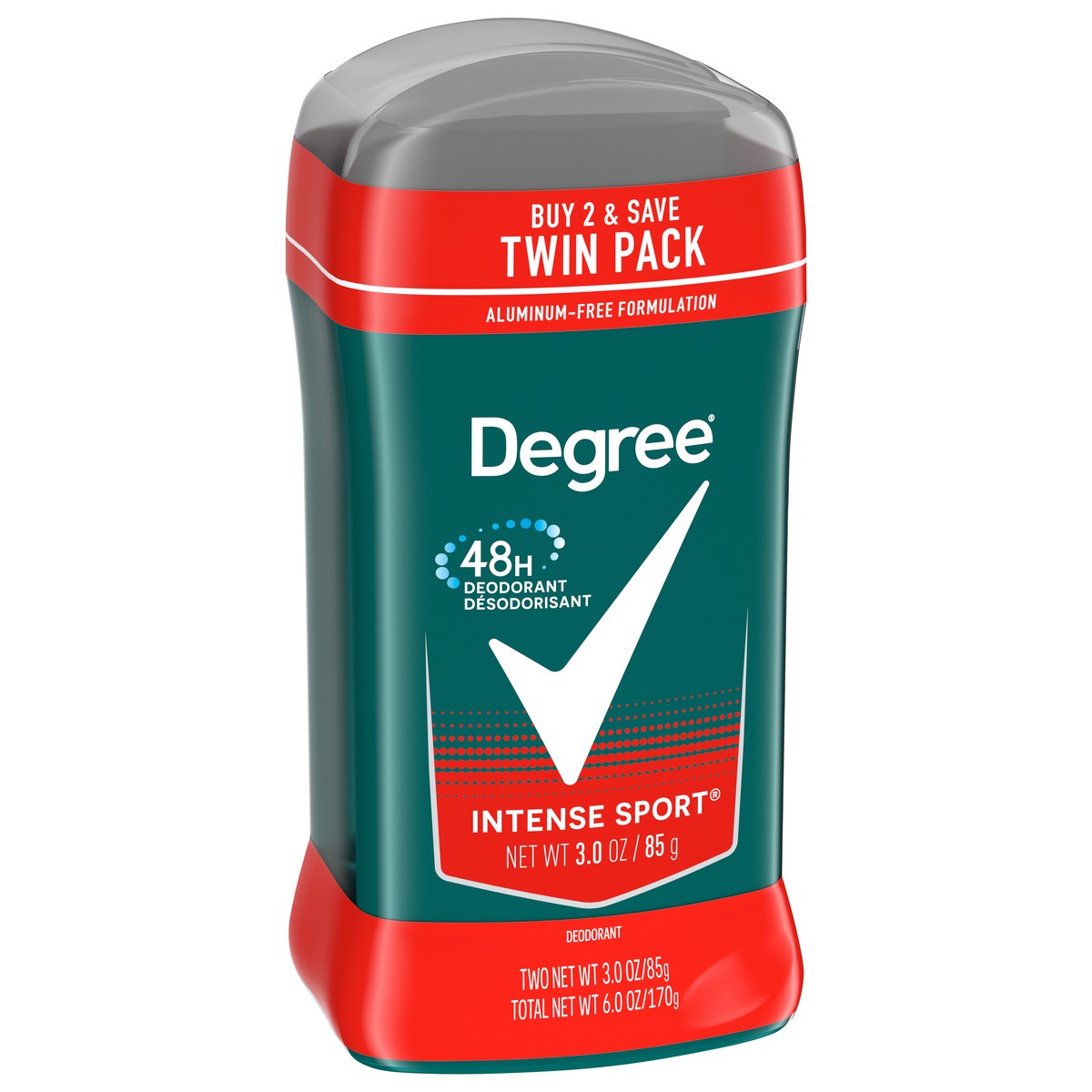 slide 3 of 6, Degree Original Protection Deodorant Intense Sport, 3 oz, 2 Count, 3 oz