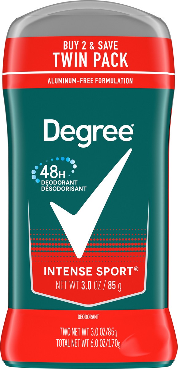 slide 2 of 6, Degree Original Protection Deodorant Intense Sport, 3 oz, 2 Count, 3 oz