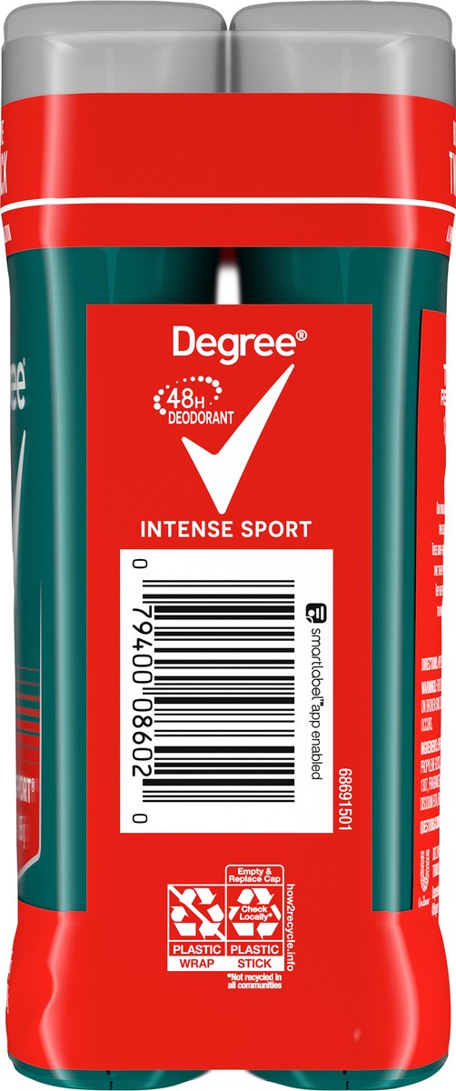 slide 4 of 6, Degree Original Protection Deodorant Intense Sport, 3 oz, 2 Count, 3 oz