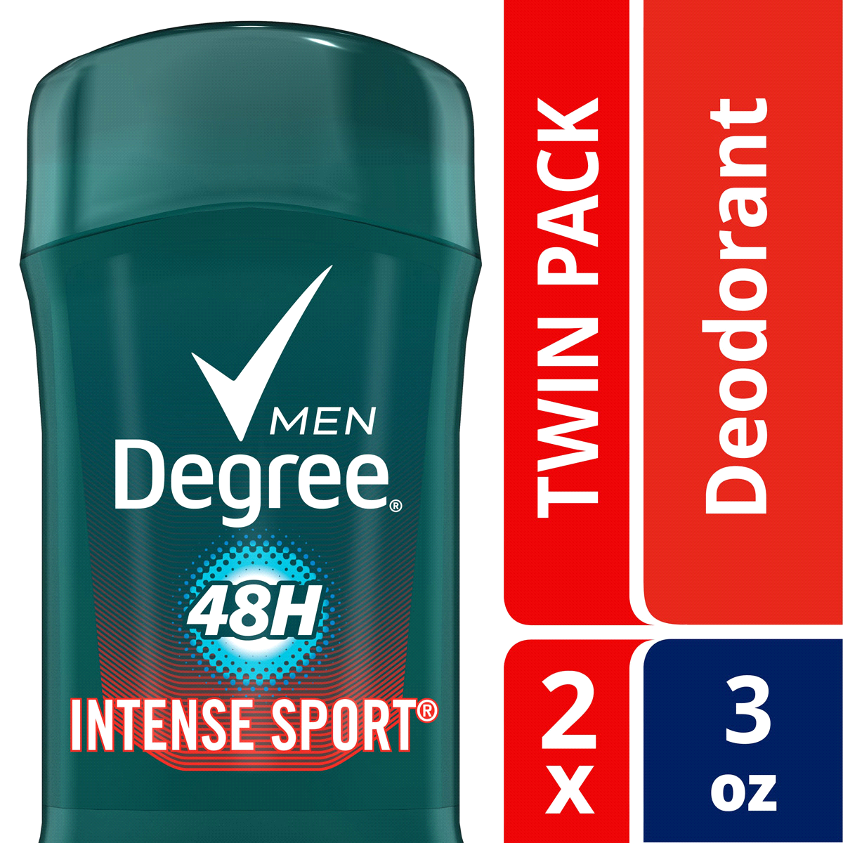 slide 1 of 1, Degree Men Intense Sport Fresh Deodorant 3 oz, 2 pk, 3 oz