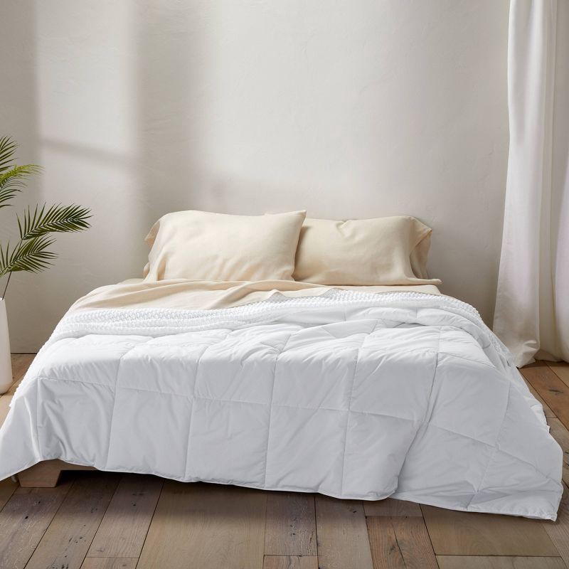 slide 2 of 7, King Light Weight Premium Down Alternative Comforter - Casaluna™: Hypoallergenic, 250 Thread Count, Percale Weave, 1 ct