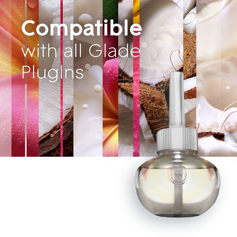 slide 12 of 16, Glade Air Freshener Plug Ins Scented Oil Diffuser Refills - Exotic Tropical Blossoms - 3.35 fl oz/5pk, 5 ct; 3.35 fl oz