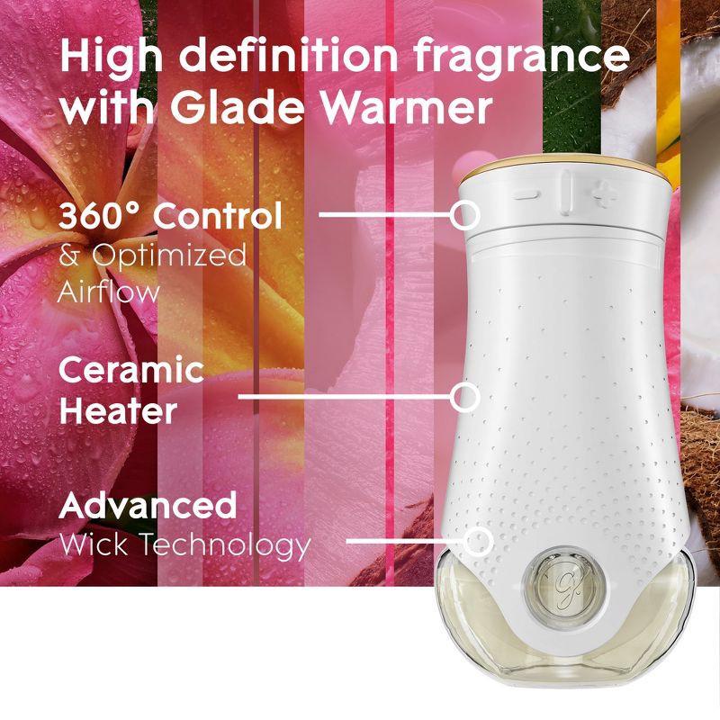 slide 8 of 13, Glade PlugIns Scented Oil Air Freshener Refills - Exotic Tropical Blossoms - 3.35oz/5pk, 5 ct; 3.35 oz