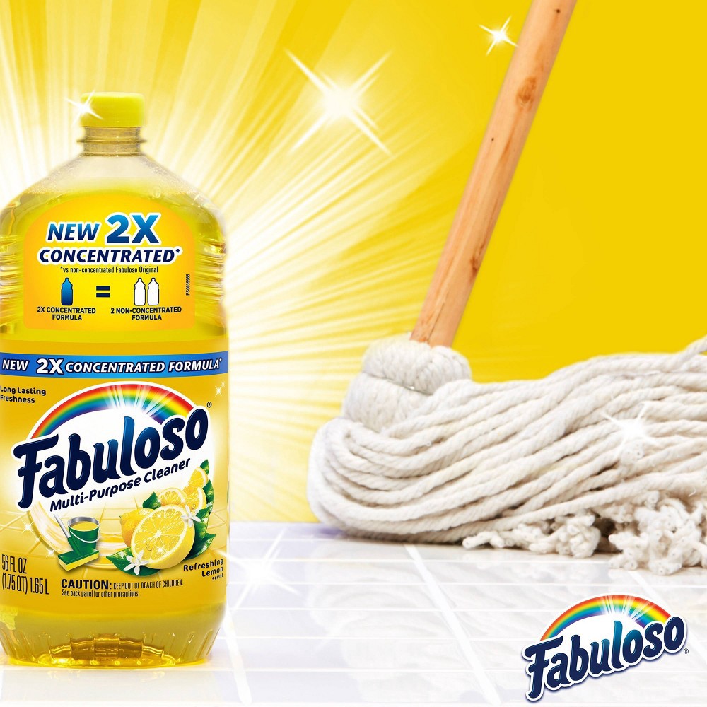 slide 6 of 7, Fabuloso All Purpose Cleaner Concentrate for Multi Surface Action - Lemon - 128 fl oz, 128 fl oz