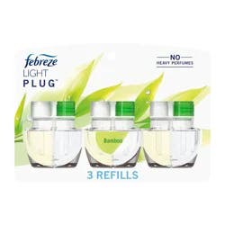 Febreze LIGHT Fade Defy Plug Air Freshener - Bamboo - 0.87 fl oz