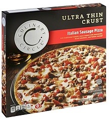 slide 1 of 1, Culinary Circle Ultra Thin Crust Italian Sausage Pizza, 16.61 oz