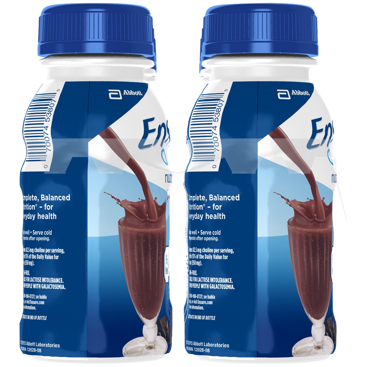 slide 9 of 9, Ensure Original Nutrition Shake with 9 grams of protein, Meal Replacement Shakes, Dark Chocolate, 8 fl oz, 6 Count, 6 ct; 8 fl oz