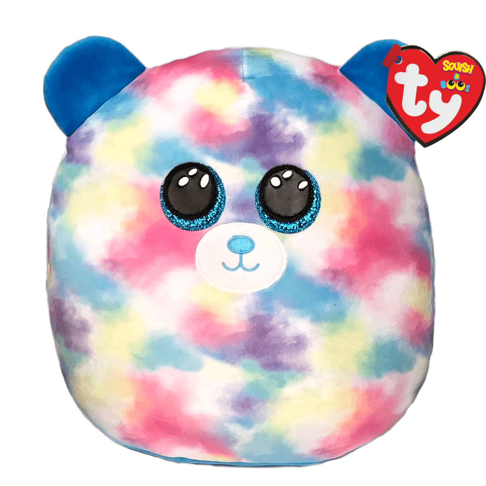 slide 1 of 1, TY Hope - Pastel Bear Squish A Boos Plush, 14 in