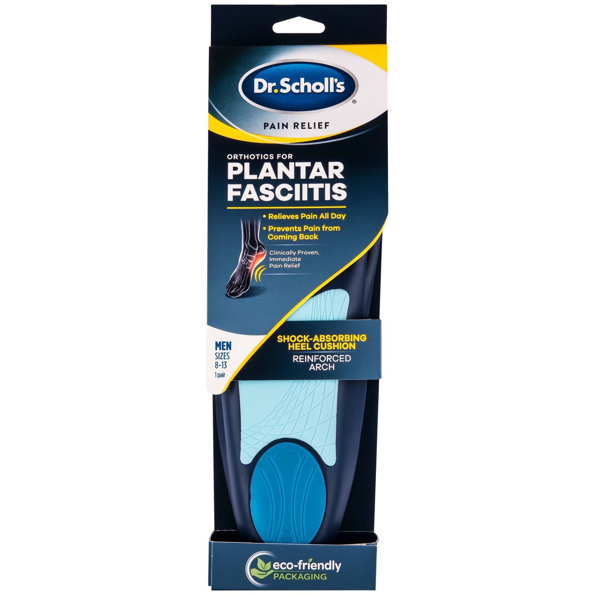 slide 1 of 2, Dr. Scholl's Orthotics For Plantar Fasciitis Men's Size 8-13, 1 pair