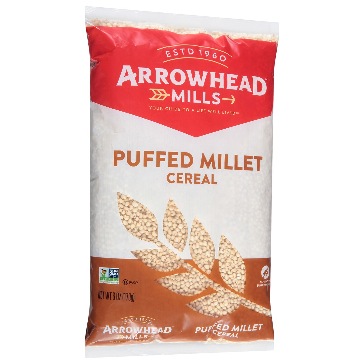 slide 2 of 9, Arrowhead Mills Puffed Millet Cereal 6 oz, 6 oz