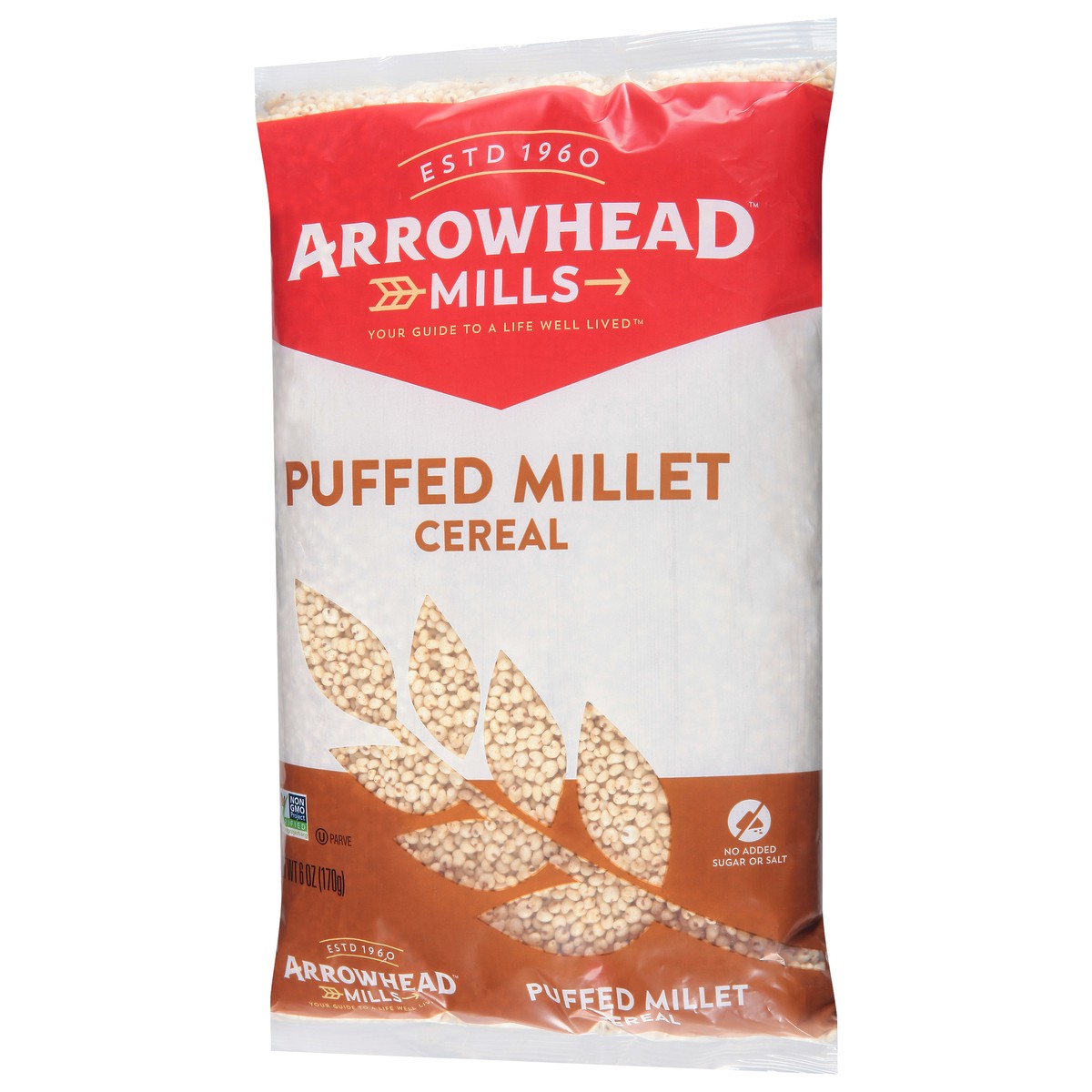 slide 3 of 9, Arrowhead Mills Puffed Millet Cereal 6 oz, 6 oz