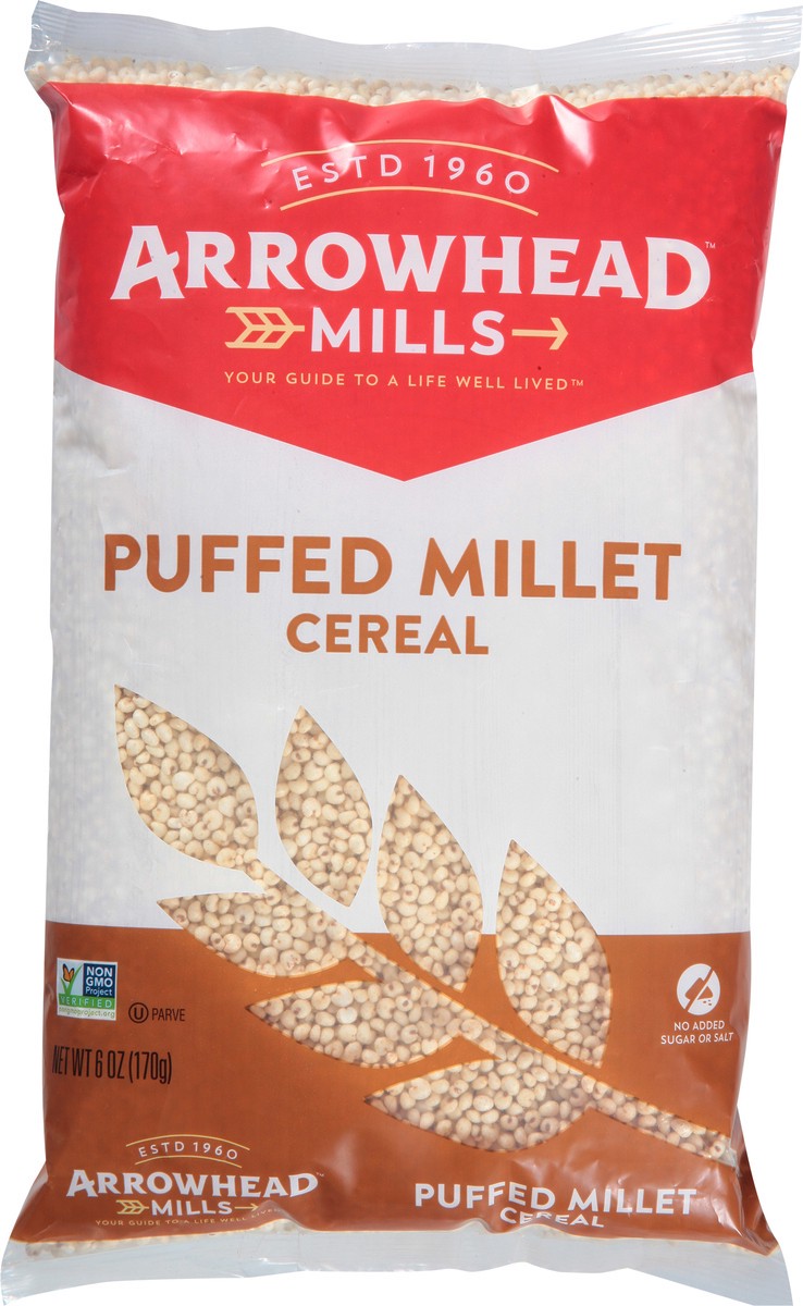 slide 6 of 9, Arrowhead Mills Puffed Millet Cereal 6 oz, 6 oz