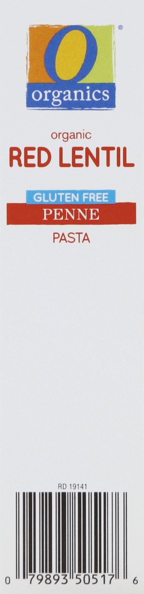 slide 6 of 7, O Orgnc Pasta Penne Red Lentil, 8 oz