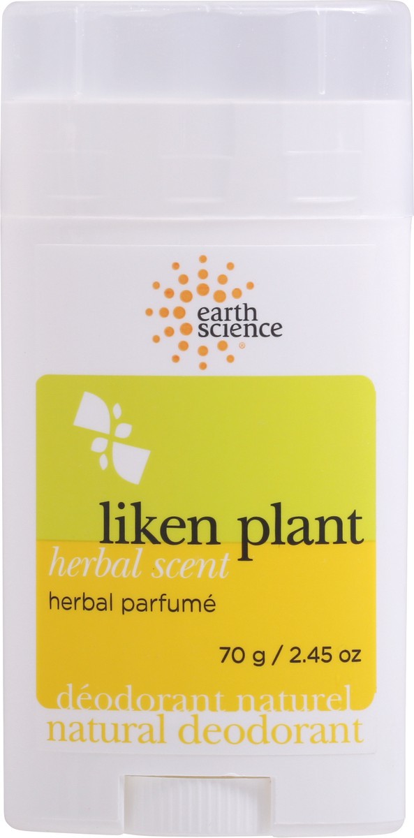 slide 2 of 12, Earth Science Liken Plant Natural Herbal Scent Deodorant 2.45 oz, 2.45 oz