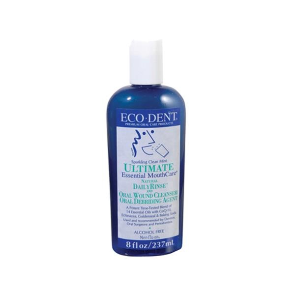 slide 1 of 1, Eco-Dent Daily Rinse Wound Cleanser, 8 fl oz