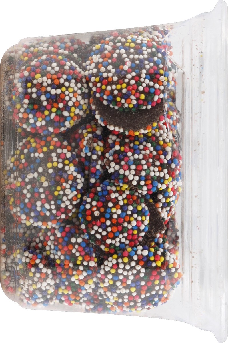 slide 2 of 4, It's Delish Chocolate Non Pareils 10 oz, 10 oz
