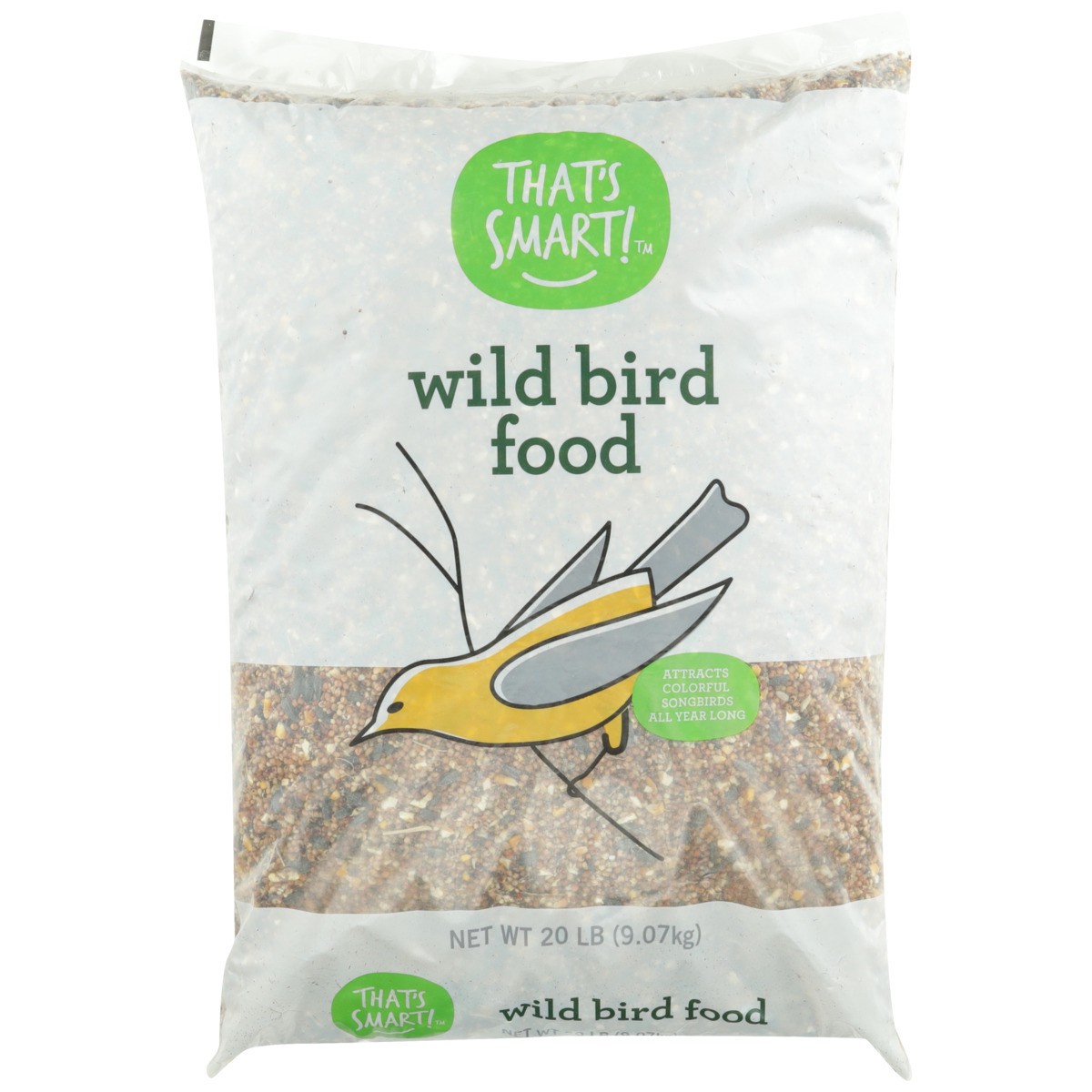 slide 5 of 9, That's Smart! Wild Bird Food, 20 lb