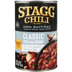 Stagg Chili Classic Chili with Beans 38 oz. Pull-Top Can