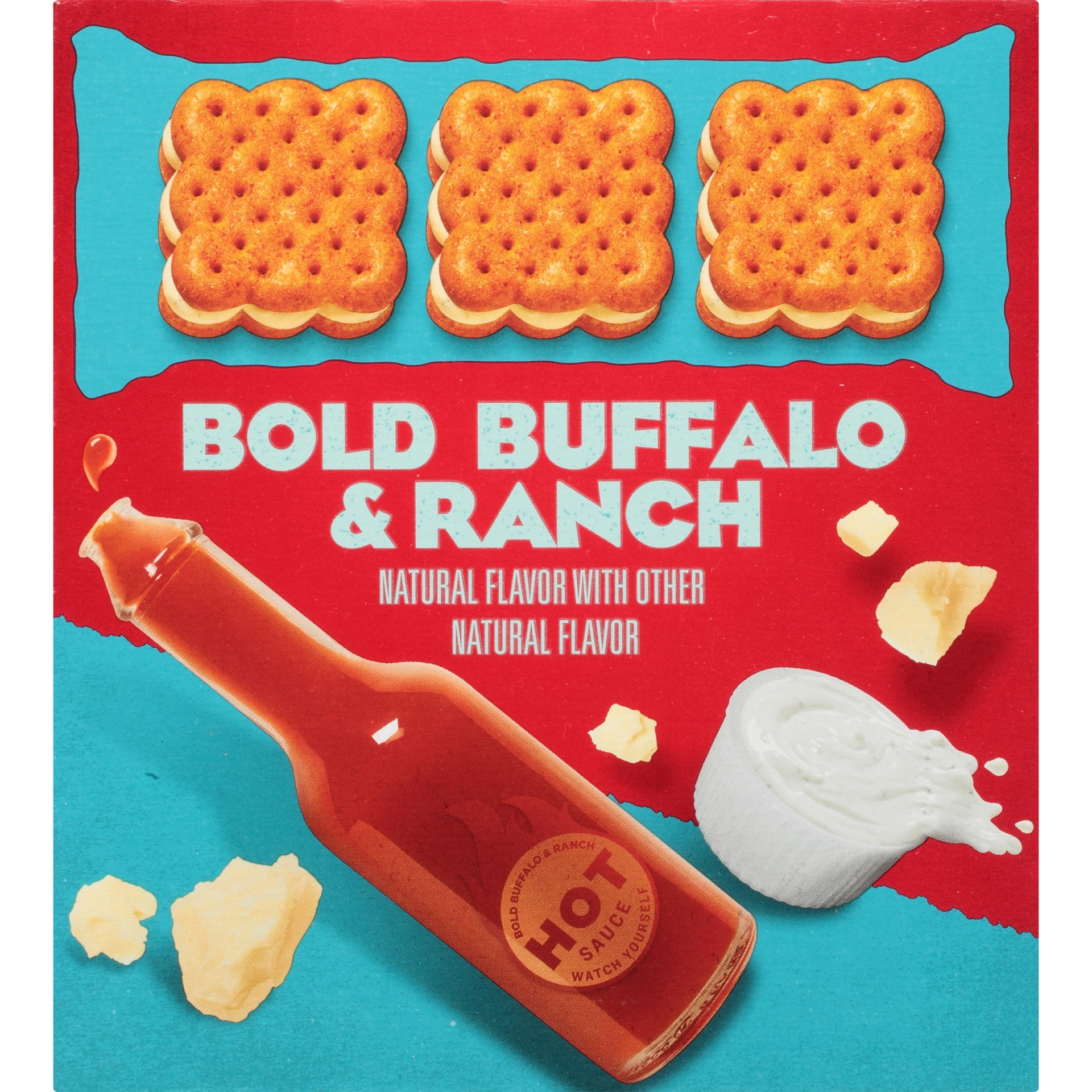 slide 6 of 8, Ritz Crackerfuls Bold Buffalo & Ranch Filled Crackers, 6 oz