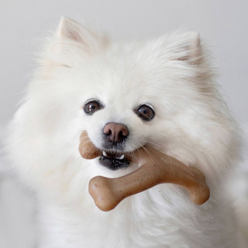 slide 5 of 6, Benebone Wishbone Dog Chew Toy - Bacon - S, 1 ct