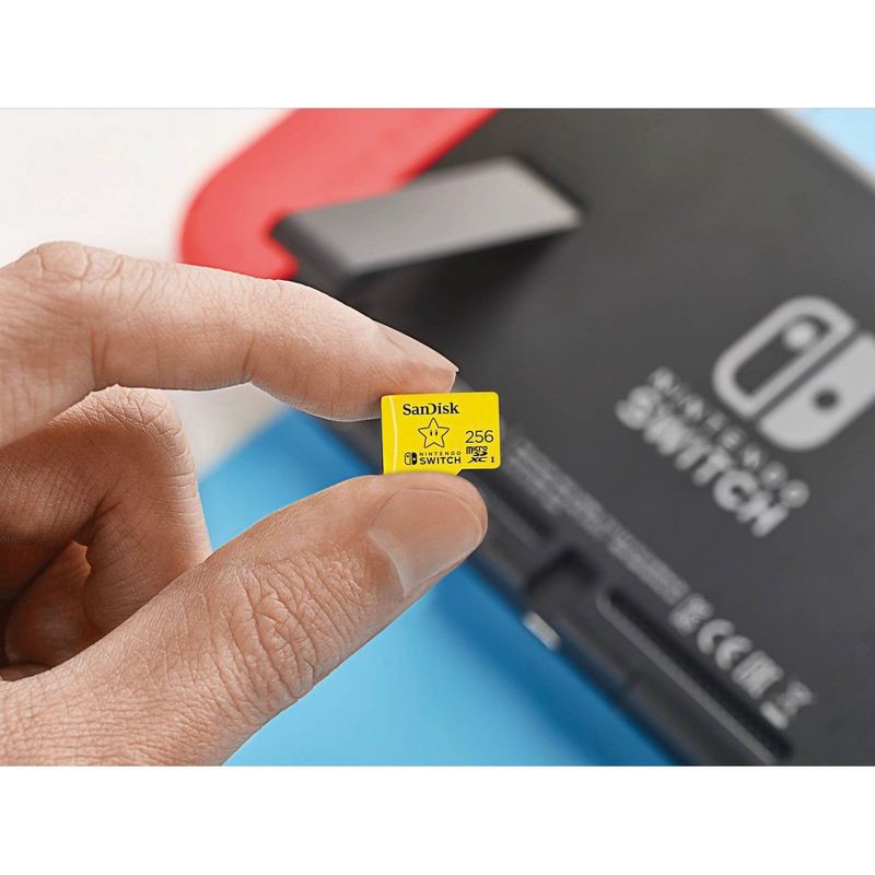 slide 3 of 7, SanDisk 256GB microSDXC Memory Card, Licensed for Nintendo Switch, 1 ct