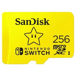 SanDisk 256GB microSDXC Memory Card, Licensed for Nintendo Switch: Compatible with Switch OLED &amp; Lite