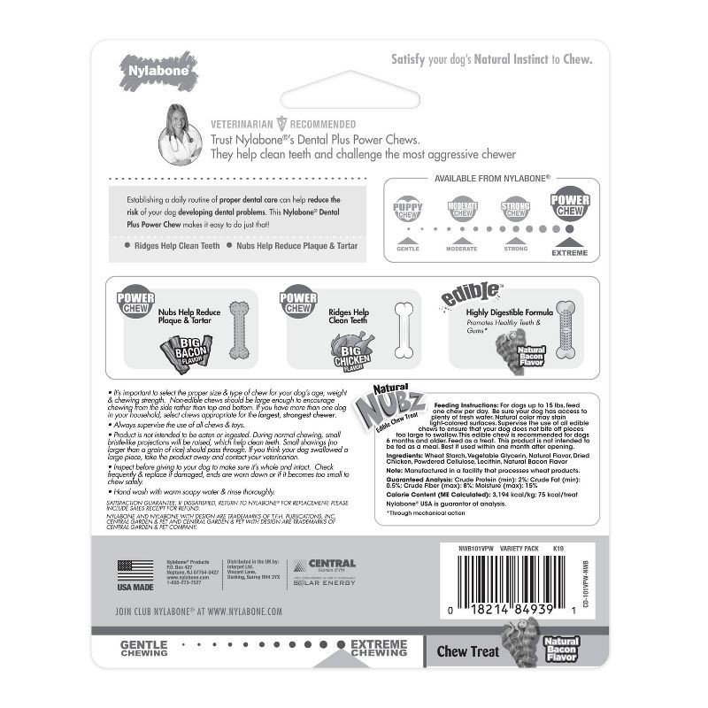 slide 2 of 6, Nylabone Small Dog Toy Set - XS, 1 ct