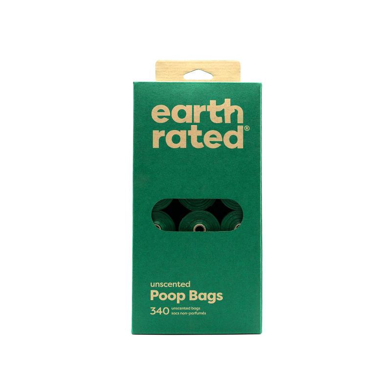 slide 2 of 6, Earth Rated Unscented Dog Waste Disposal Bags Refill Rolls - 340ct, 340 ct