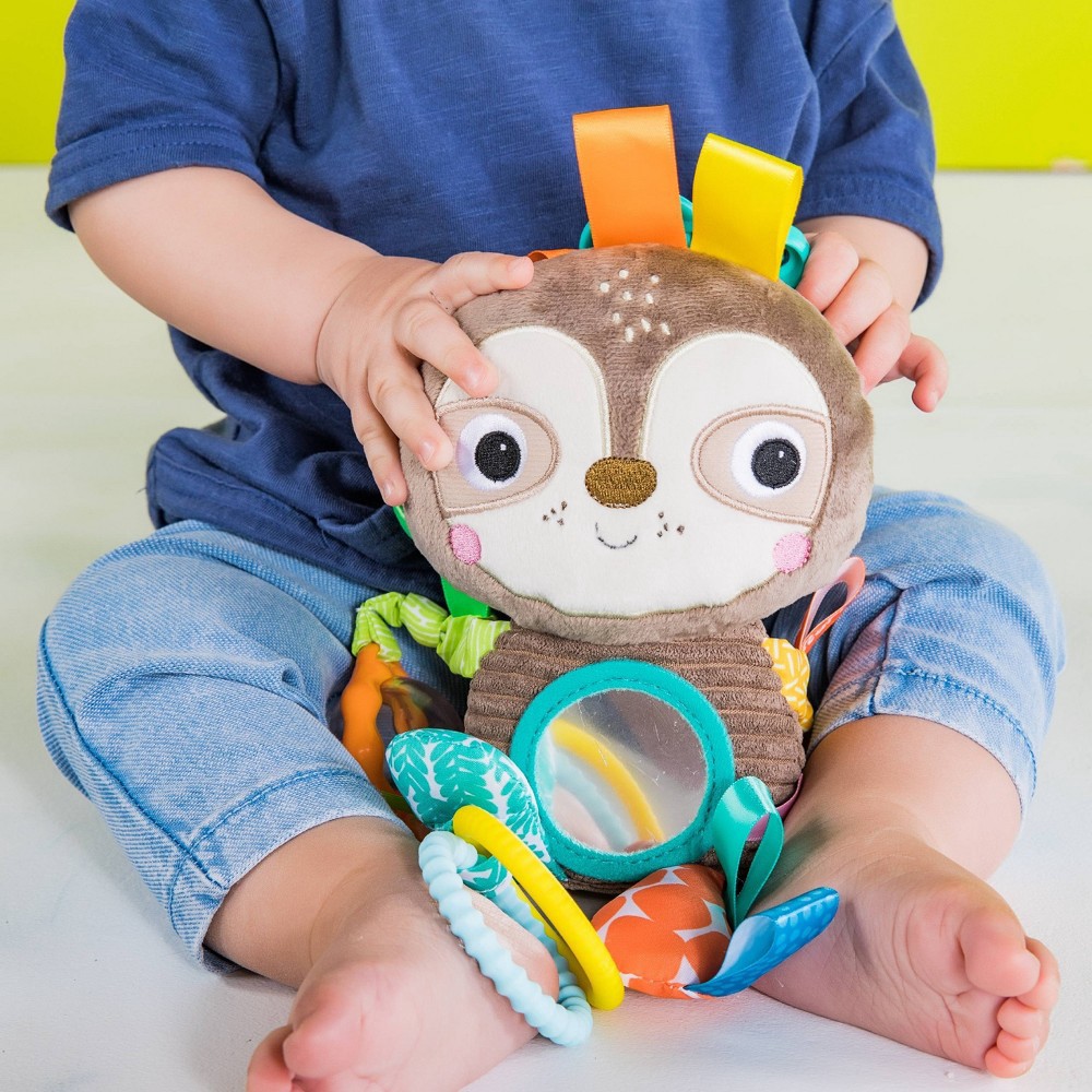 slide 4 of 8, Bright Starts Playful Pals Activity Toy - Sloth, 1 ct