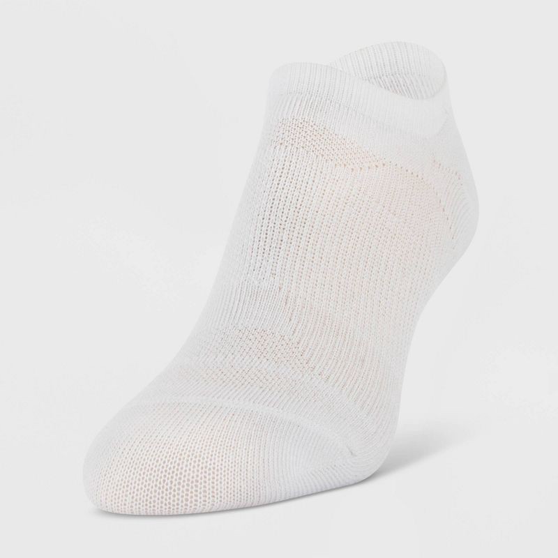 slide 3 of 3, All Pro Women's Perfect Heel Forming Fit 6pk Liner Socks - White/Gray/Black 4-10: Moisture Wicking, Arch Support, 6 ct