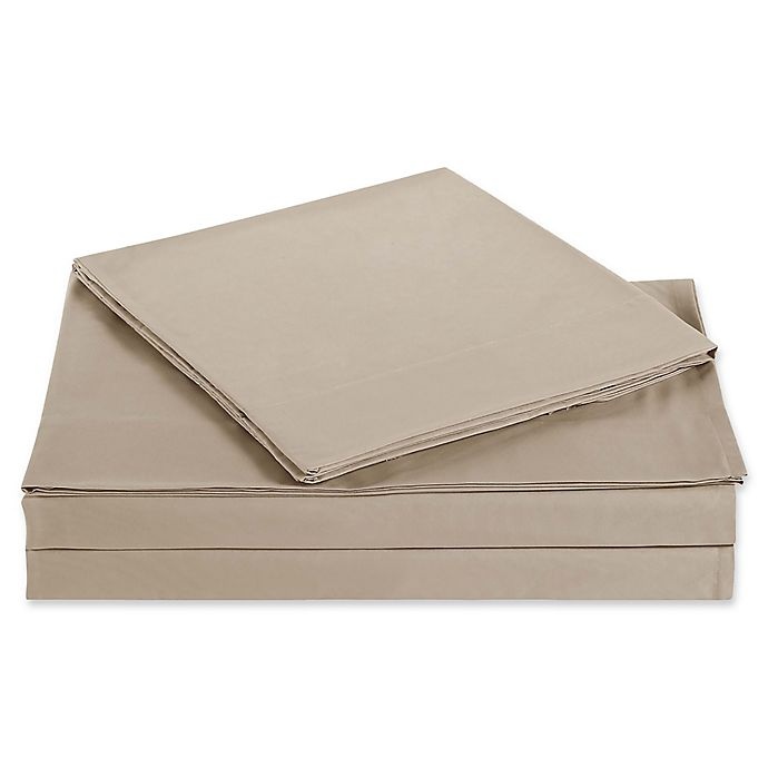 slide 3 of 3, Truly Soft Everyday Full Sheet Set - Khaki, 1 ct