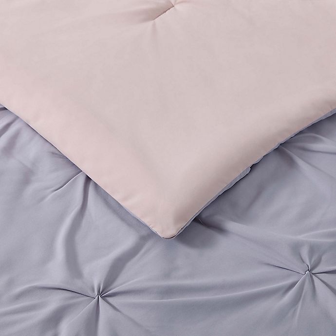 slide 3 of 5, My World Pleated Twin XL Comforter Set - Lavender/Blush, 1 ct