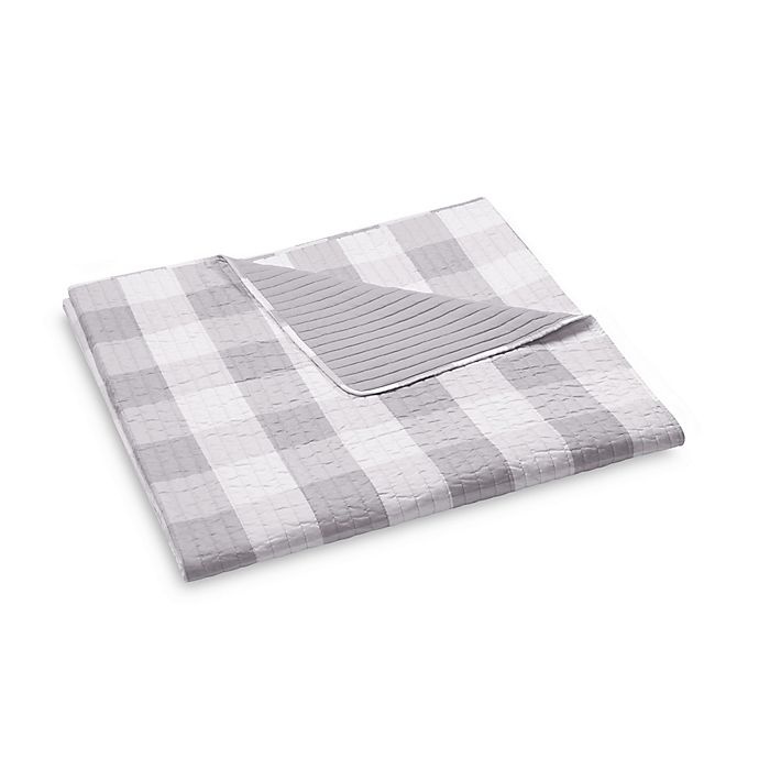 slide 3 of 4, Truly Soft Buffalo Plaid Twin XL Quilt Set - Grey, 1 ct