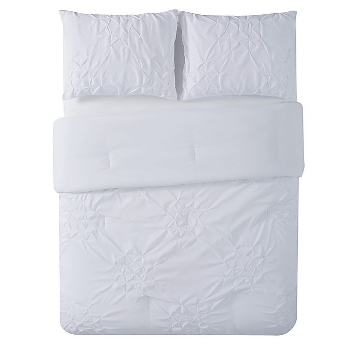 slide 3 of 5, Vince Camuto Mirabelle Twin XL Comforter Set - White, 1 ct