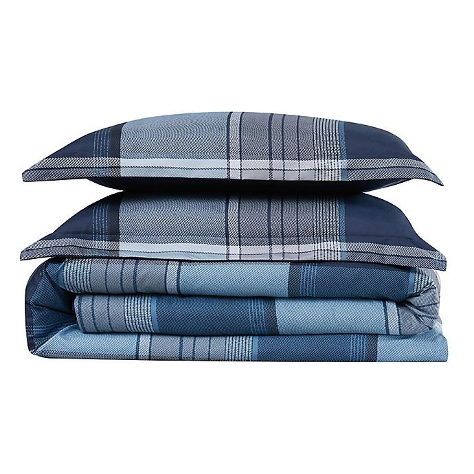 slide 2 of 3, Truly Soft Trey Plaid Twin XL Duvet Cover Set, 2 ct