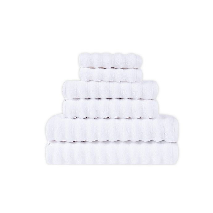 slide 1 of 4, Sean John Zero Twist Bath Towel - White, 6 ct