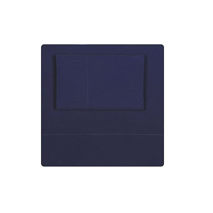 slide 5 of 5, SALT Twin Sheet Set - Navy, 3 ct