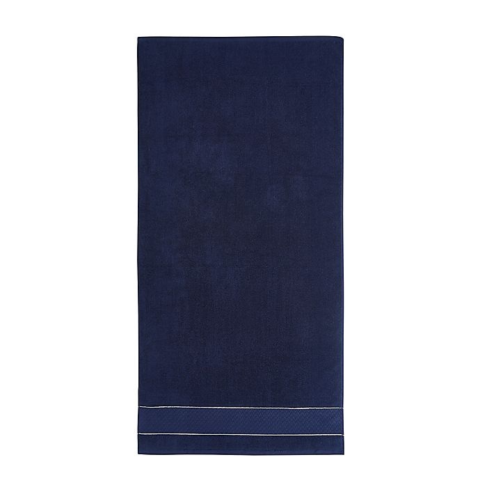 slide 2 of 3, Vince Camuto Lyon Bath Towel - Blue, 1 ct