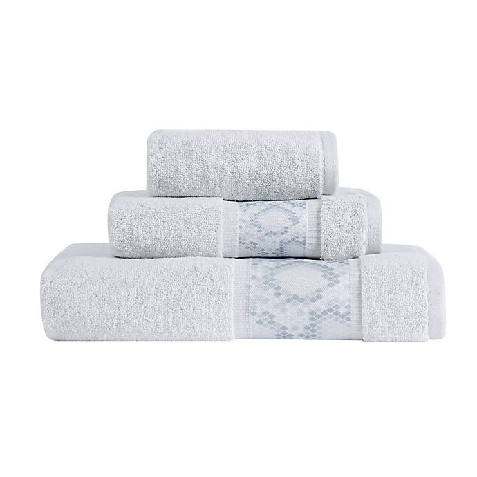 slide 3 of 3, Vince Camuto Orli Bath Towel - White, 1 ct