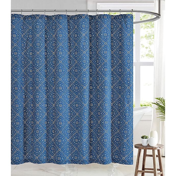 slide 1 of 2, Brooklyn Loom Katrine Shower Curtain, 1 ct