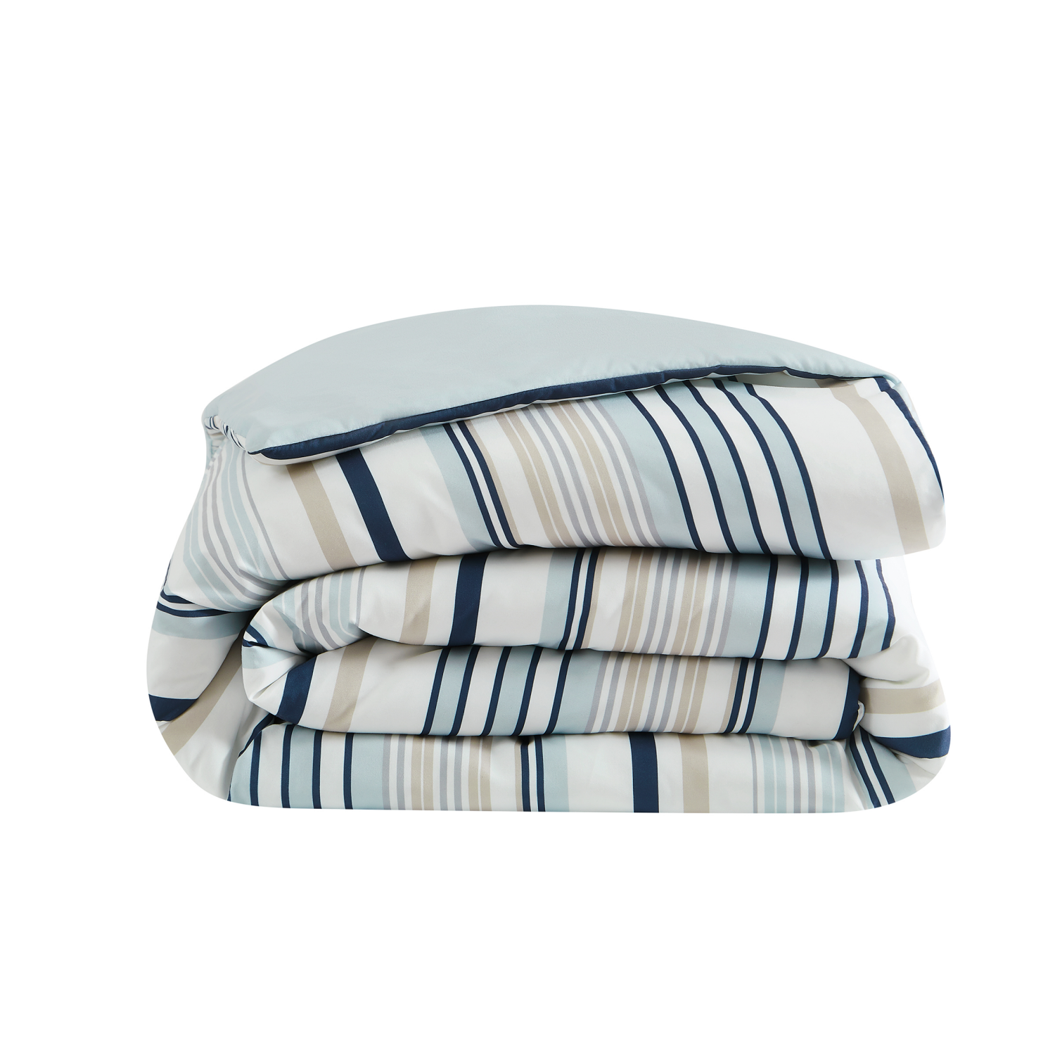 slide 4 of 4, London Fog Comforter Set, Twin, 2 Piece, Martha Stripe, 2 ct